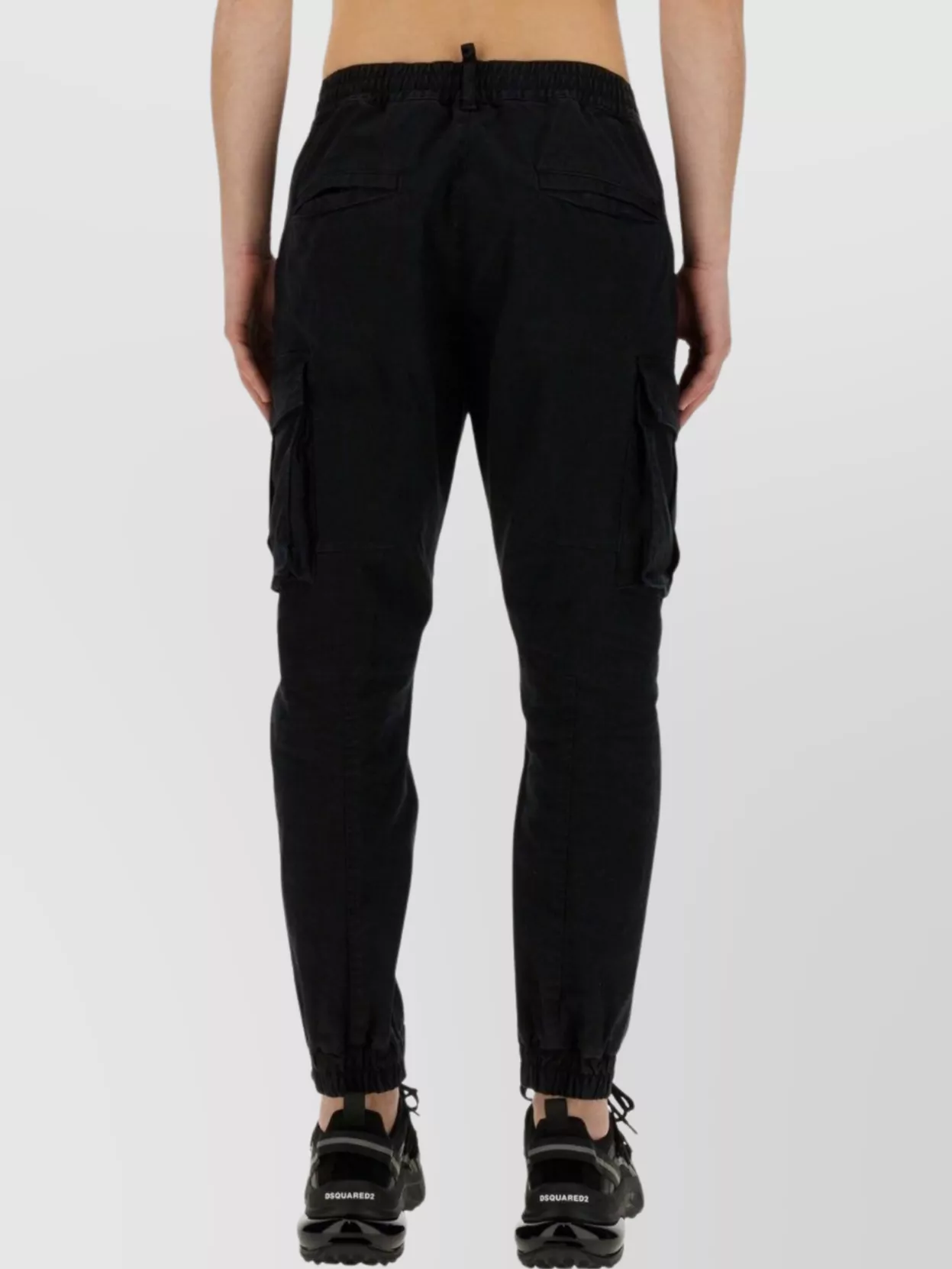 DSQUARED2 CARGO UTILITY PANTS ELASTIC WAISTBAND