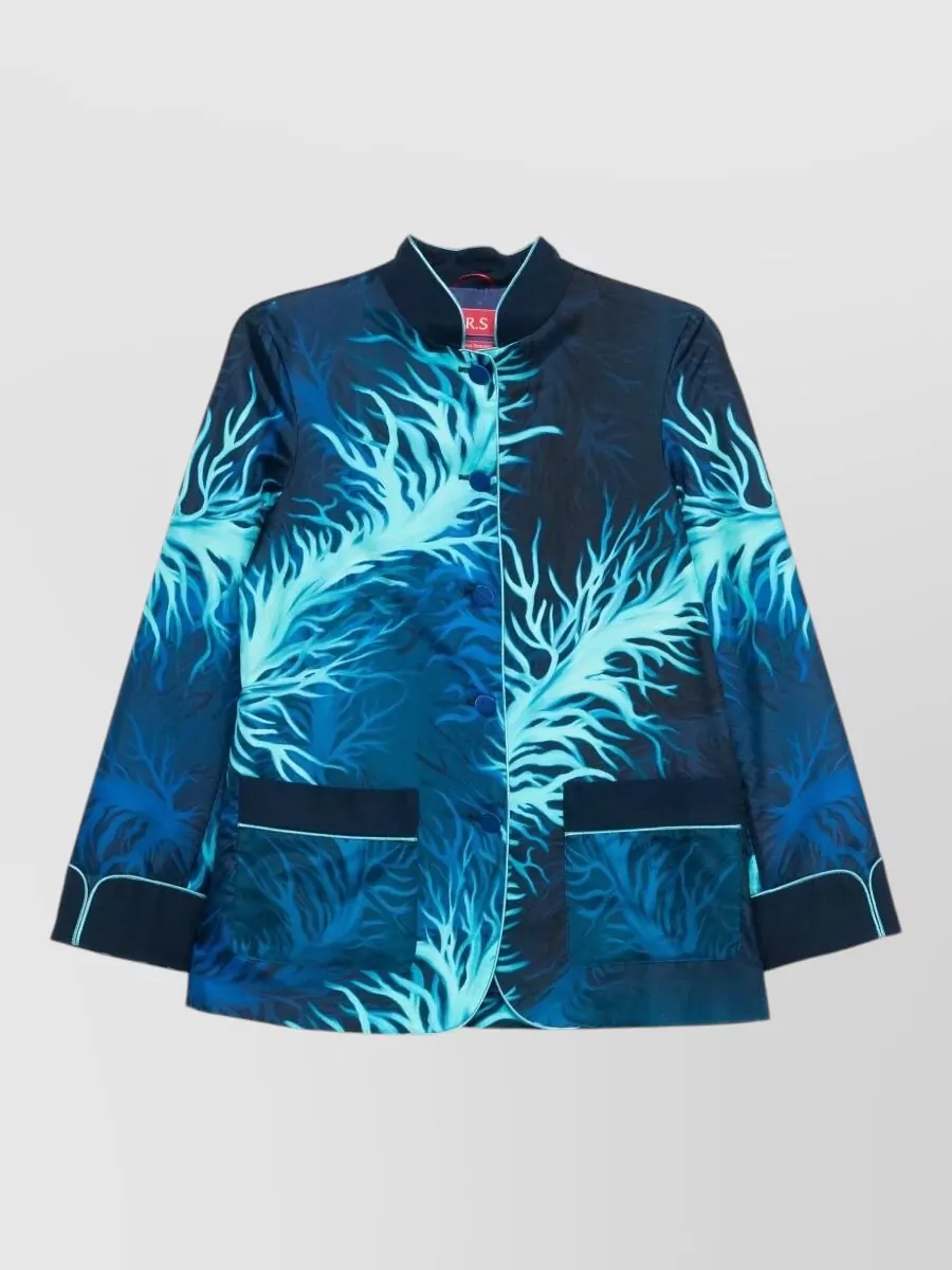 F.r.s For Restless Sleepers Silk printed jacket