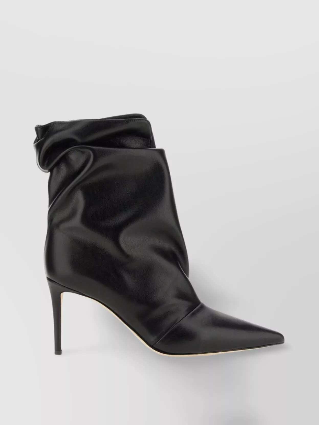 Giuseppe Zanotti Ruffled Top Ankle Boots With Stiletto Heel