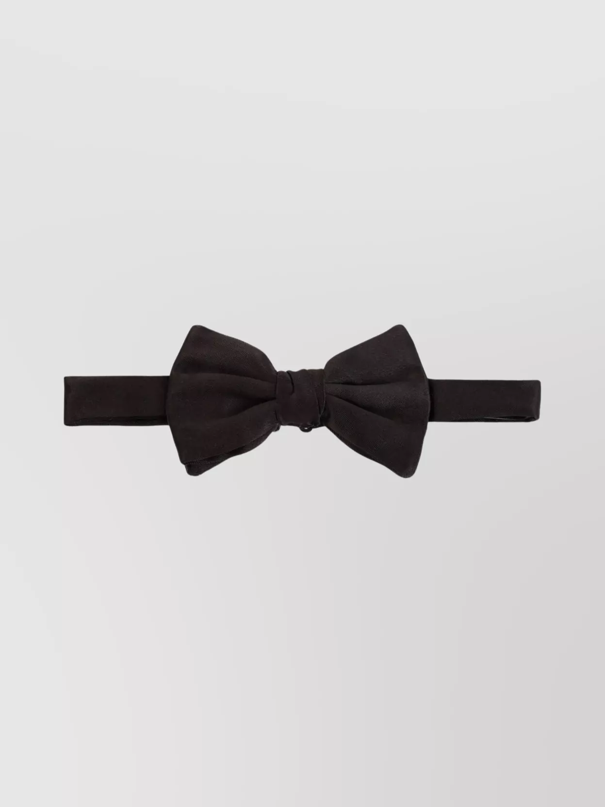 Giorgio Armani adjustable pre-tied woven silk bowtie