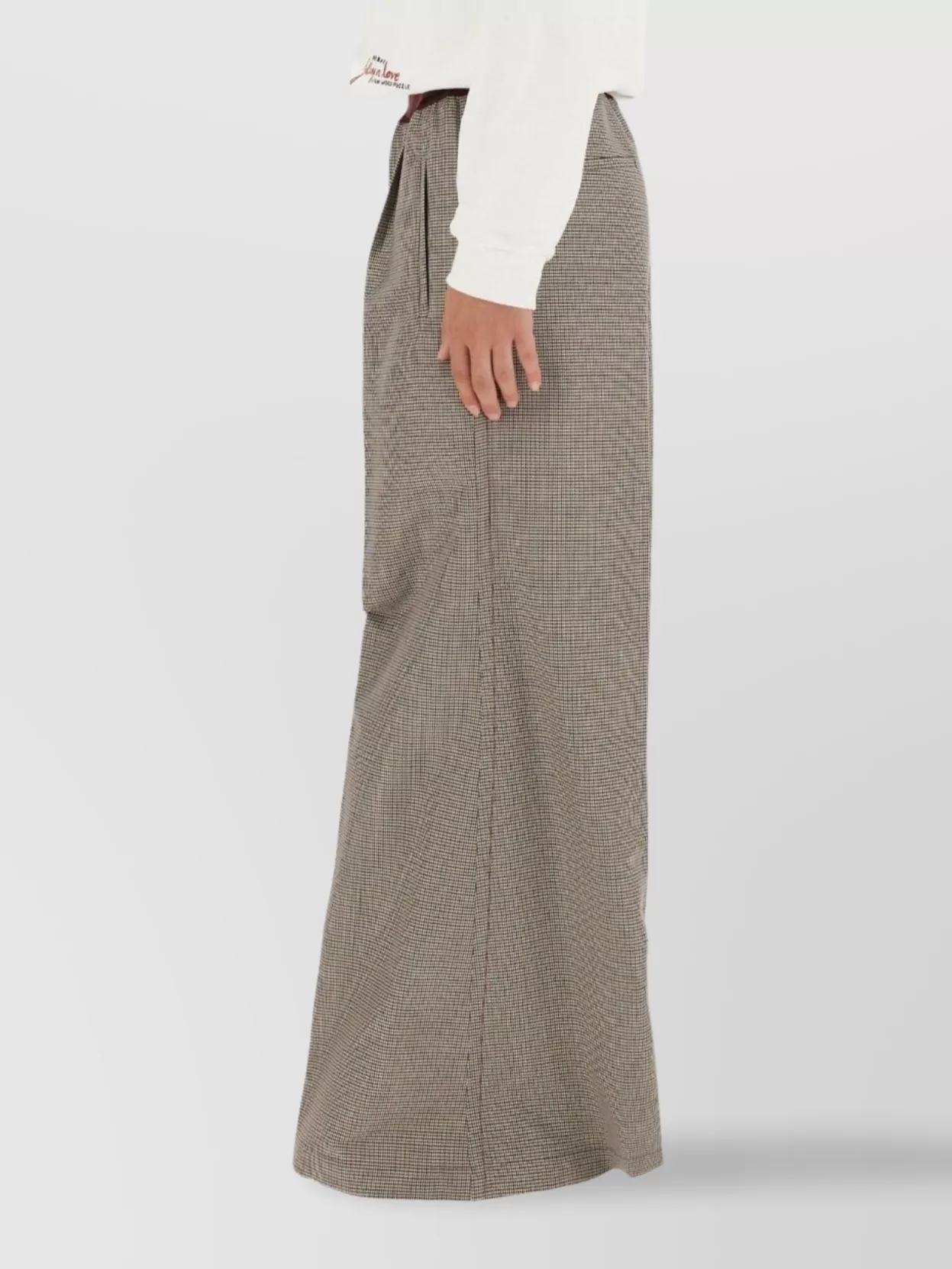 Marni High-rise Pleated Wide-leg Trousers With Belt Loops