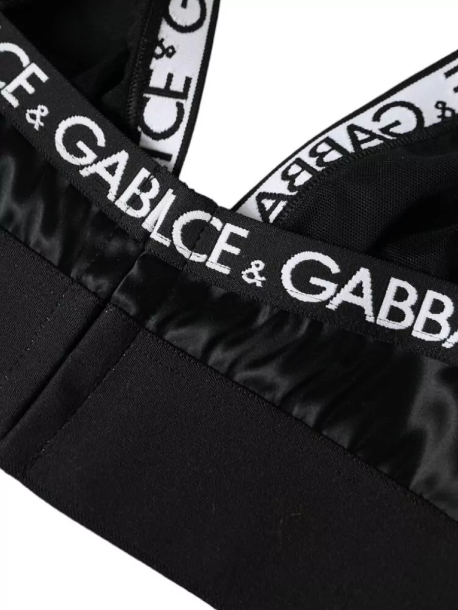 Dolce&Gabbana Logo-Print Sports Bra