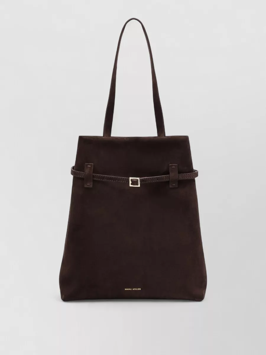 Manu Atelier cylinder tote bag