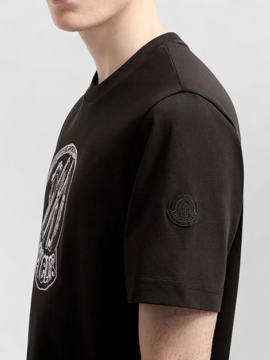 Moncler Cotton Crew Neck T-Shirt
