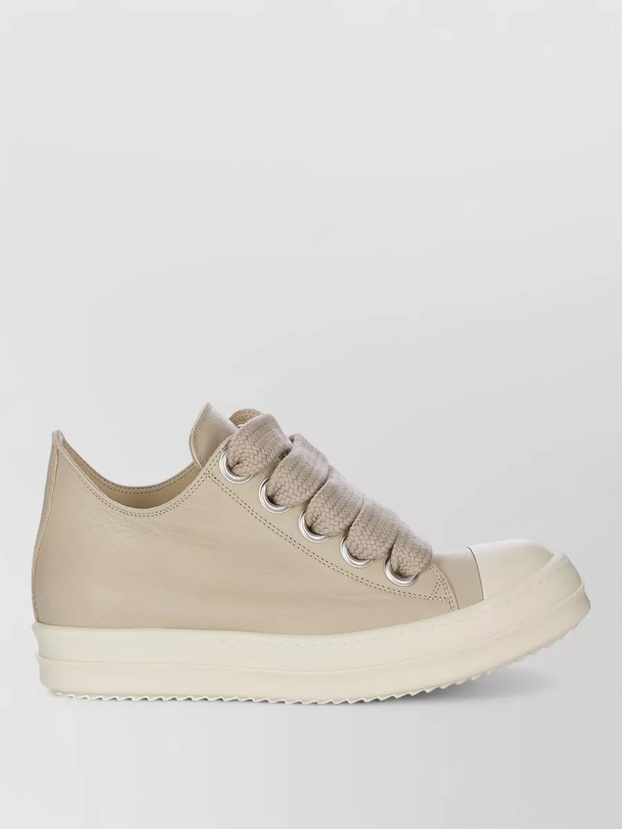 Rick Owens leather low-top sneakers