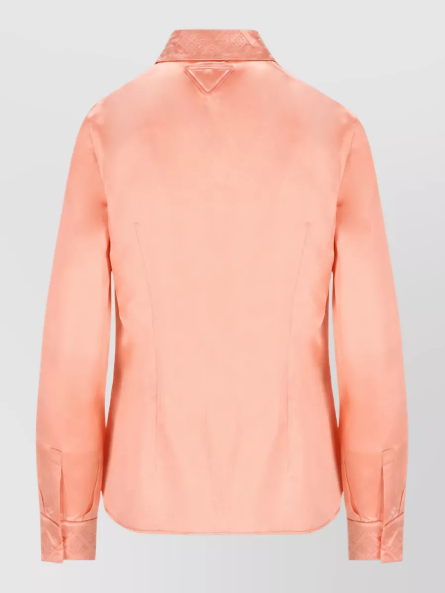 Prada Silk Long-Sleeve Shirt