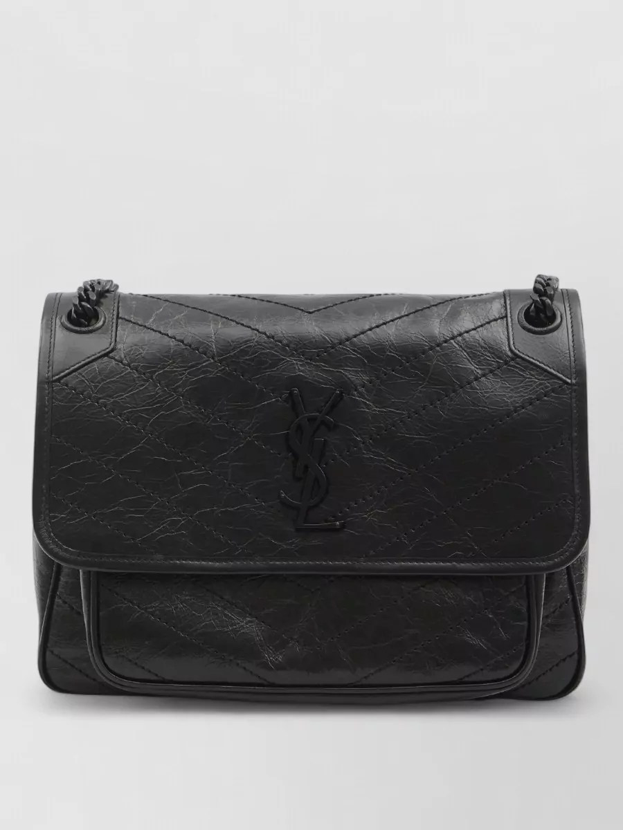 Saint Laurent Niki Medium Leather Shoulder Bag
