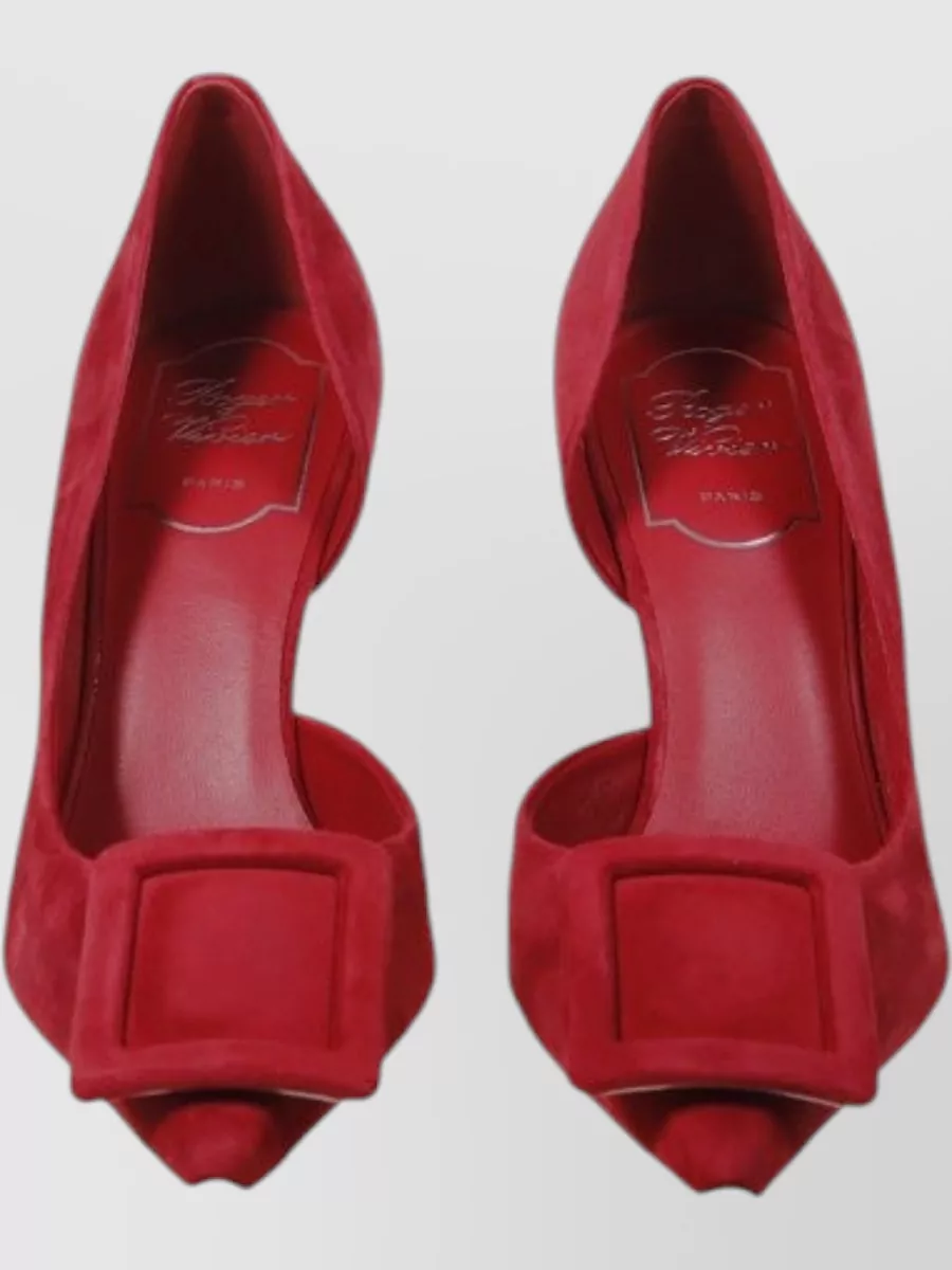 Roger Vivier Leather Dorsay Pumps