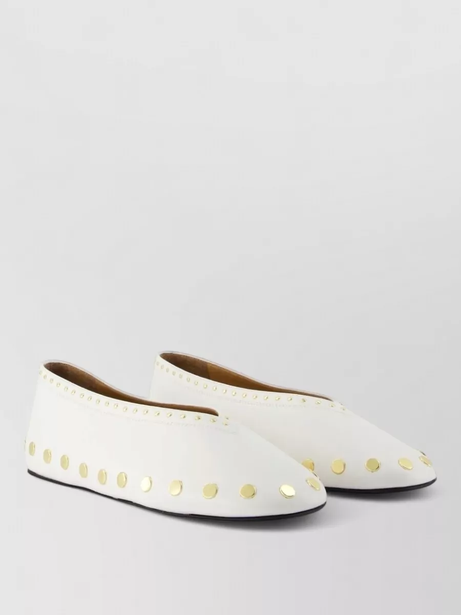 Ganni Cotton ballerina slippers