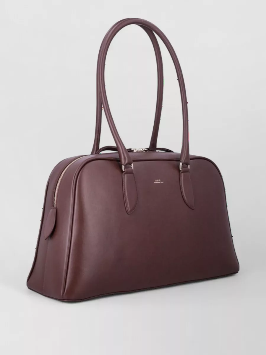 A.p.c. Sac Medium Leather Tote Bag