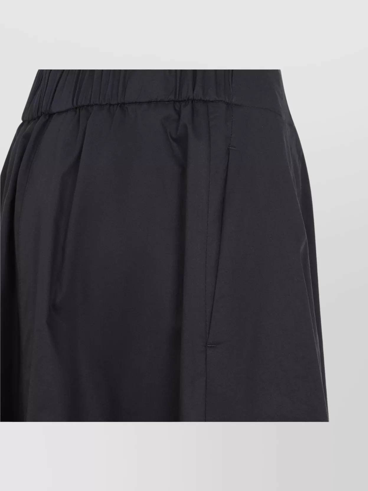 Peserico Cotton Midi Skirt Elasticated Waist
