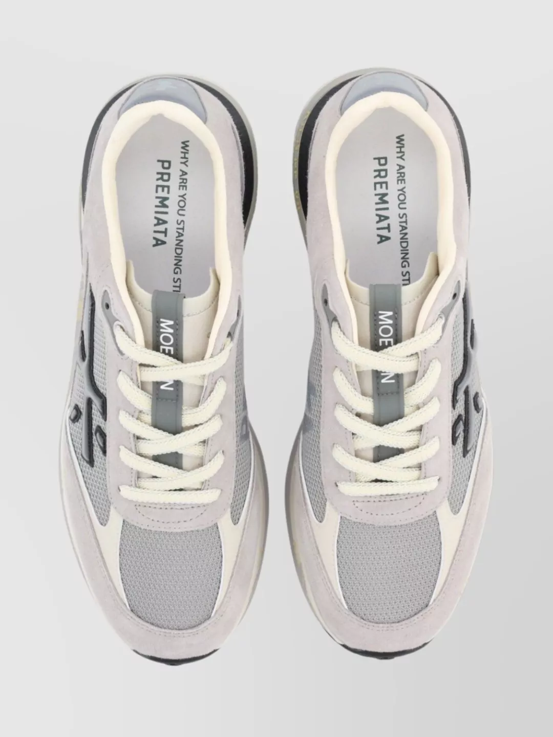 Premiata Modern Sneakers With Mesh And Rubber Sole