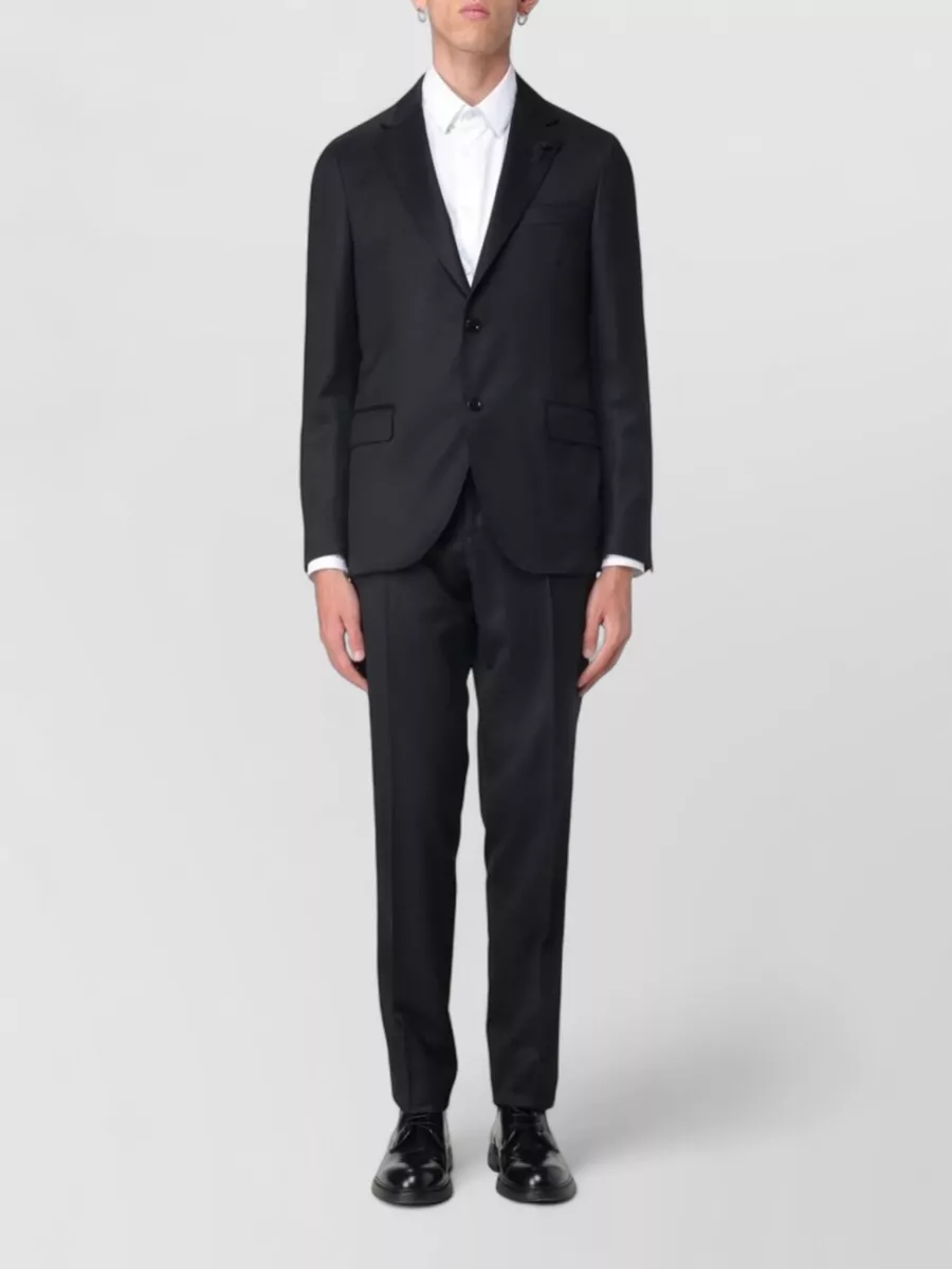 Lardini Tailored Suit Notch Lapel Single Breasted