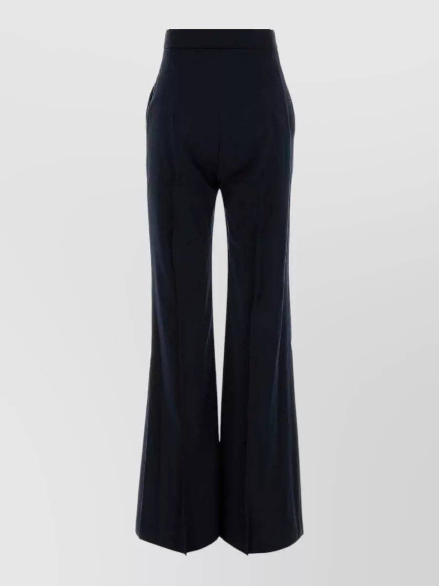 Vivienne Westwood Virgin Wool Wide-leg Flared Trousers In Blue