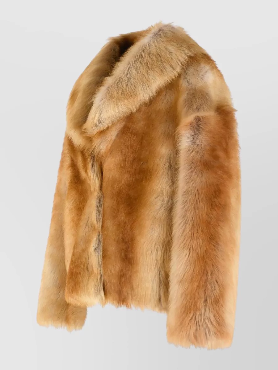 Salvatore Santoro faux fur coat