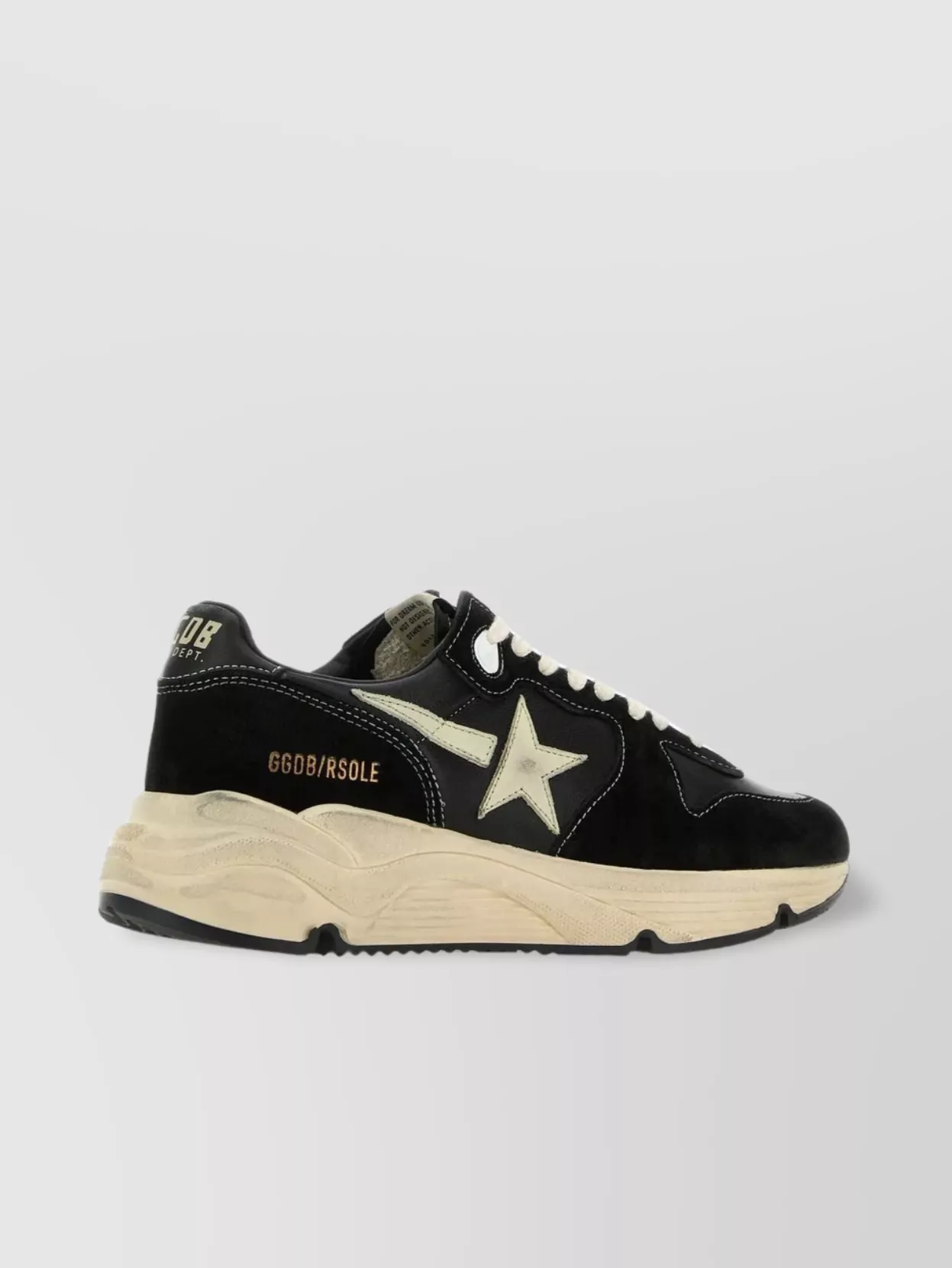 Golden Goose Leather Panelled Low-Top Sneakers