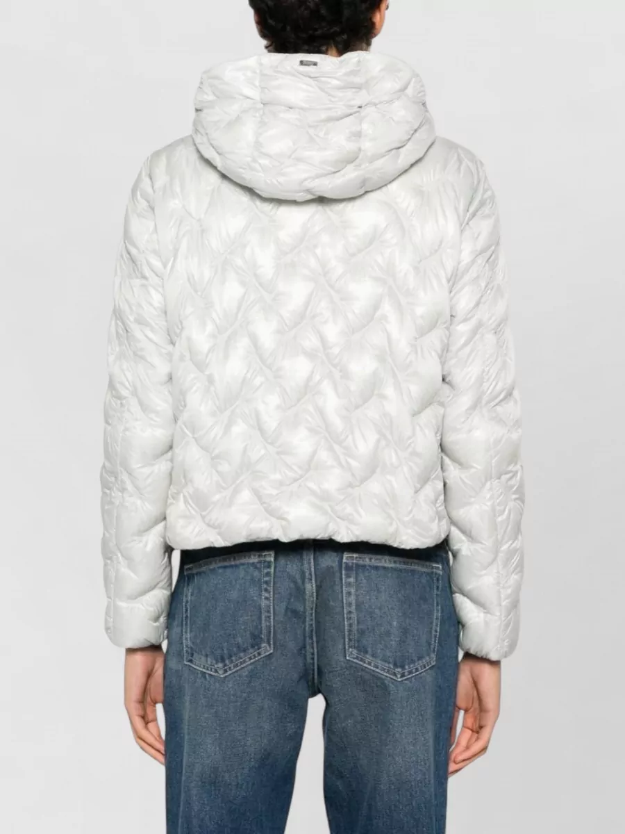 Herno Quilted Short Down Parka Coat