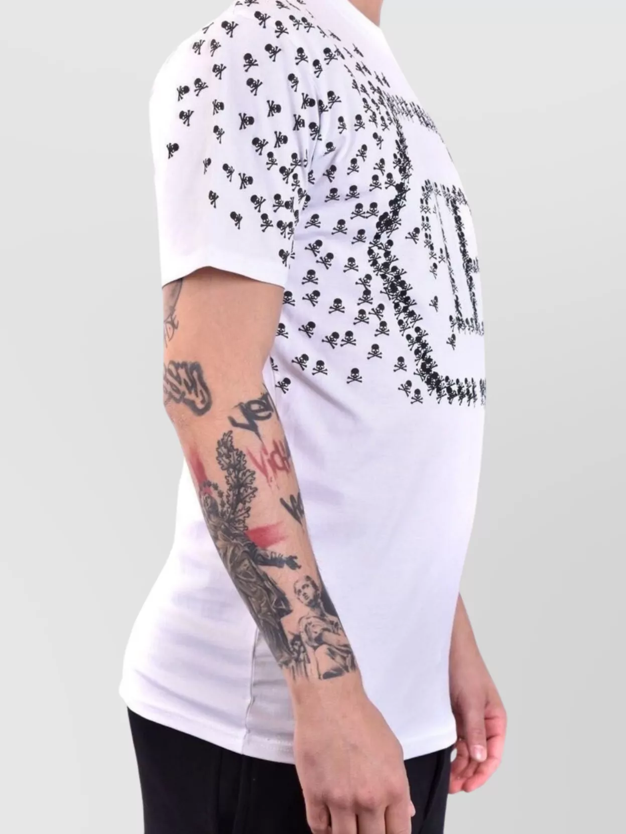Philipp Plein Crew Neck Graphic Print Regular Fit T-Shirts