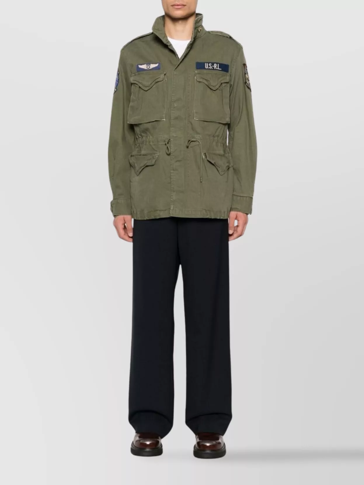 Ralph Lauren Logo Jacket Drawstring Waist