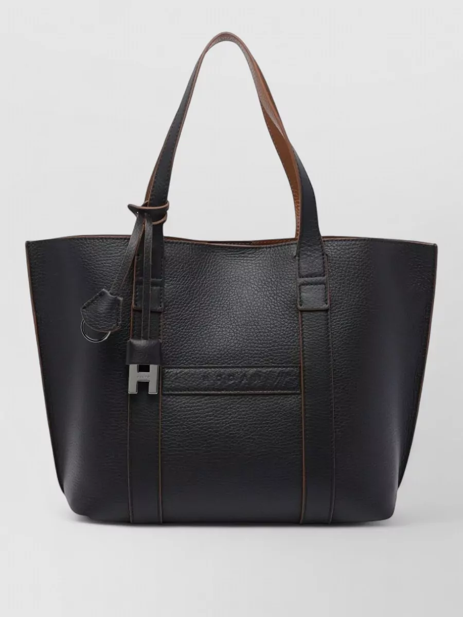 Hogan small grained leather shoulder bag