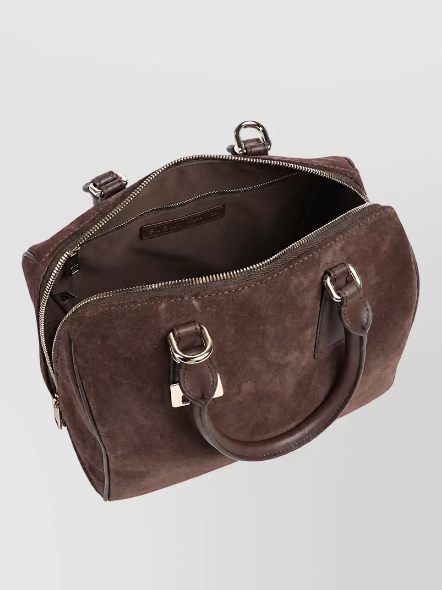 Furla Medium Leather Boston Bag