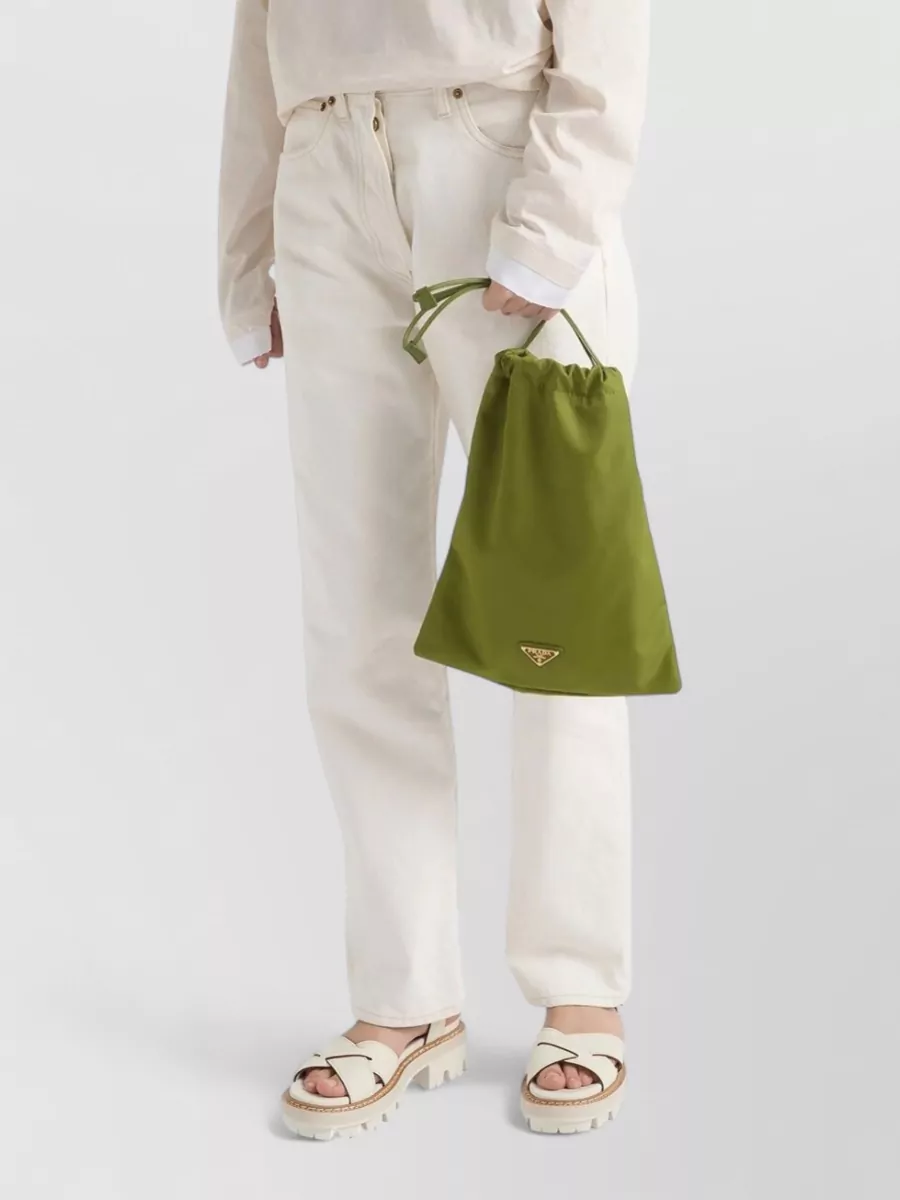 Prada Bucket Canvas Bucket Bag