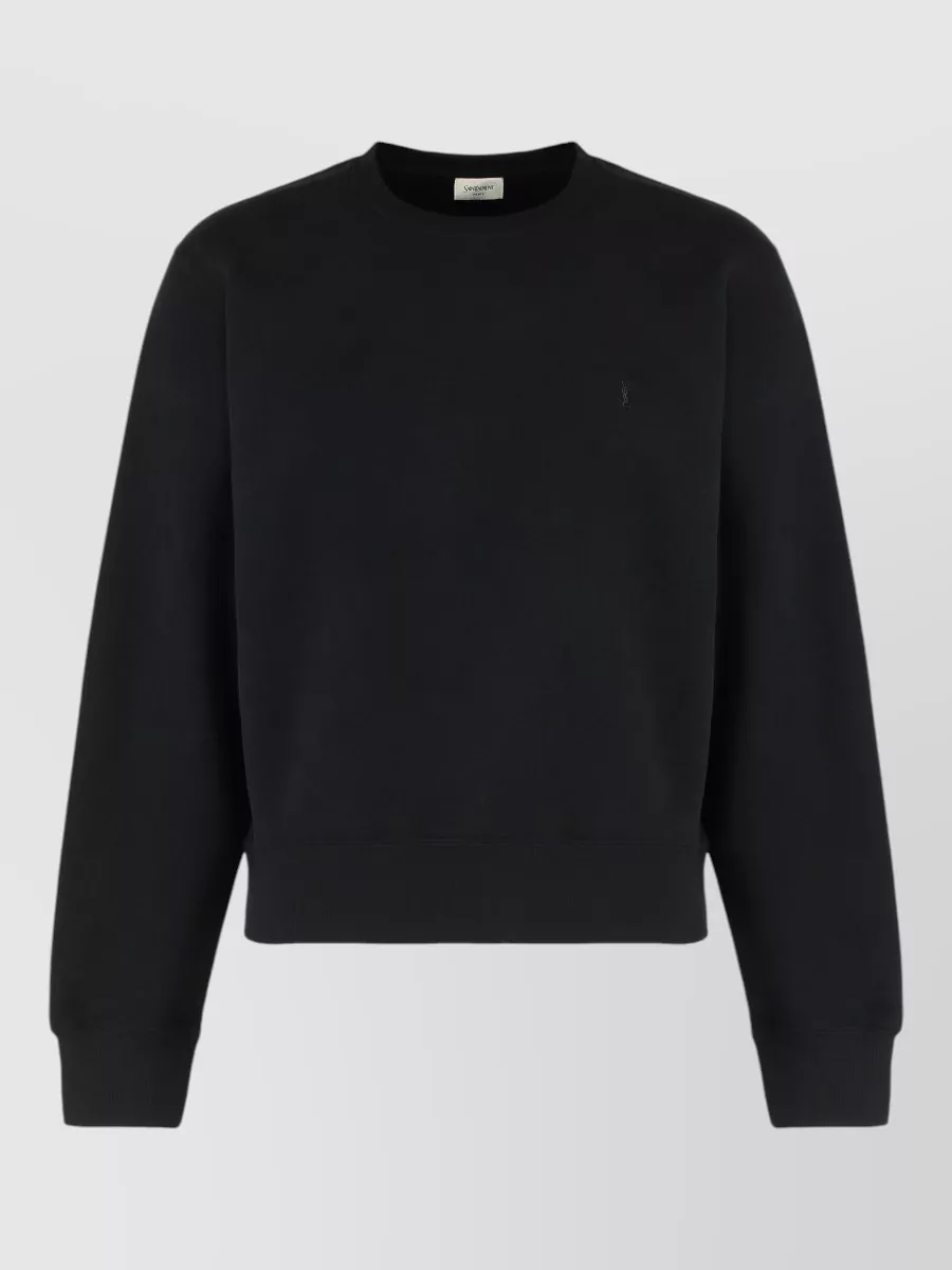 Saint Laurent cotton crew-neck sweatshirt