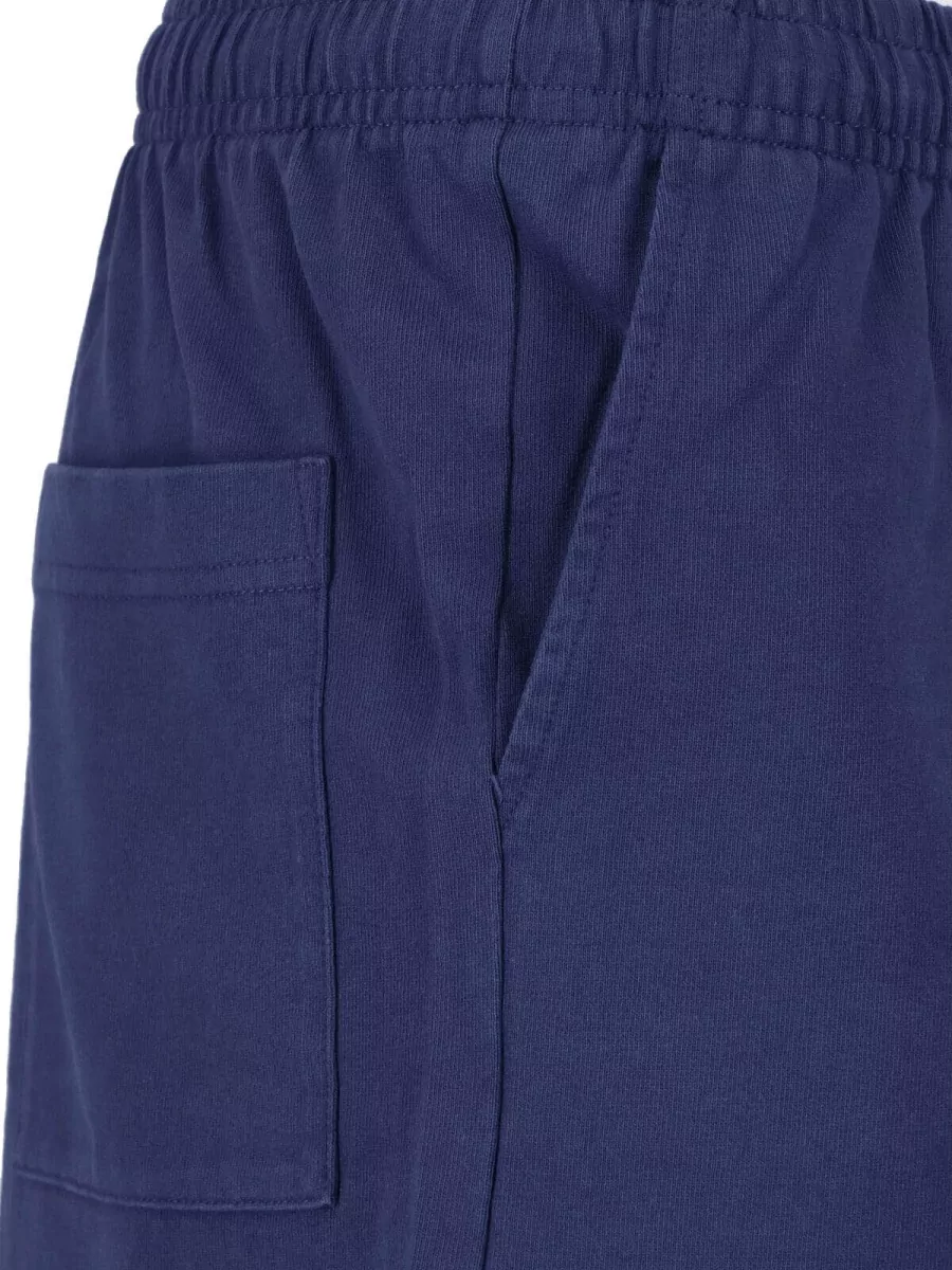 Sporty & Rich Cotton Straight Knee-Length Shorts