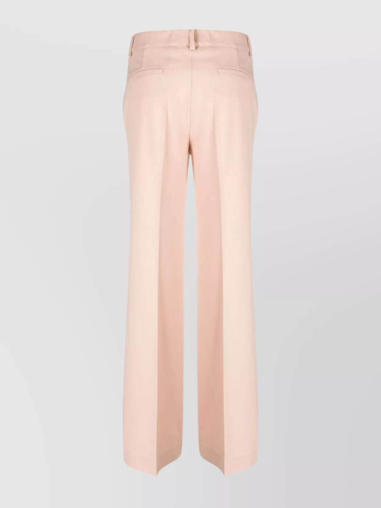 P.a.r.o.s.h Wide Leg Trousers With Pockets And Loops In Pink