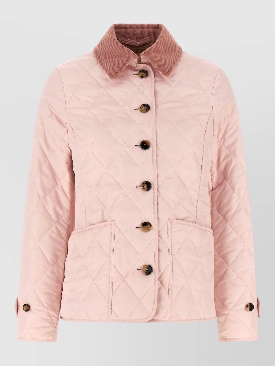 Burberry Quilted Single-Breasted Coat