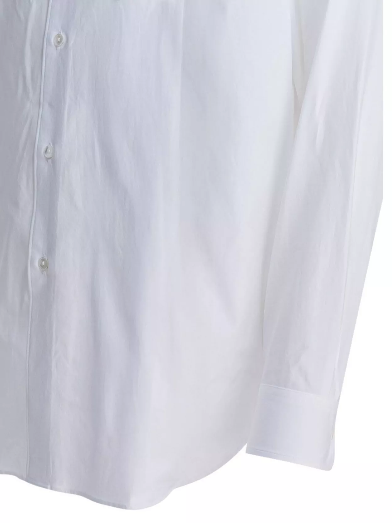 Auralee Long Sleeve Cotton Shirt With Button Cuffs