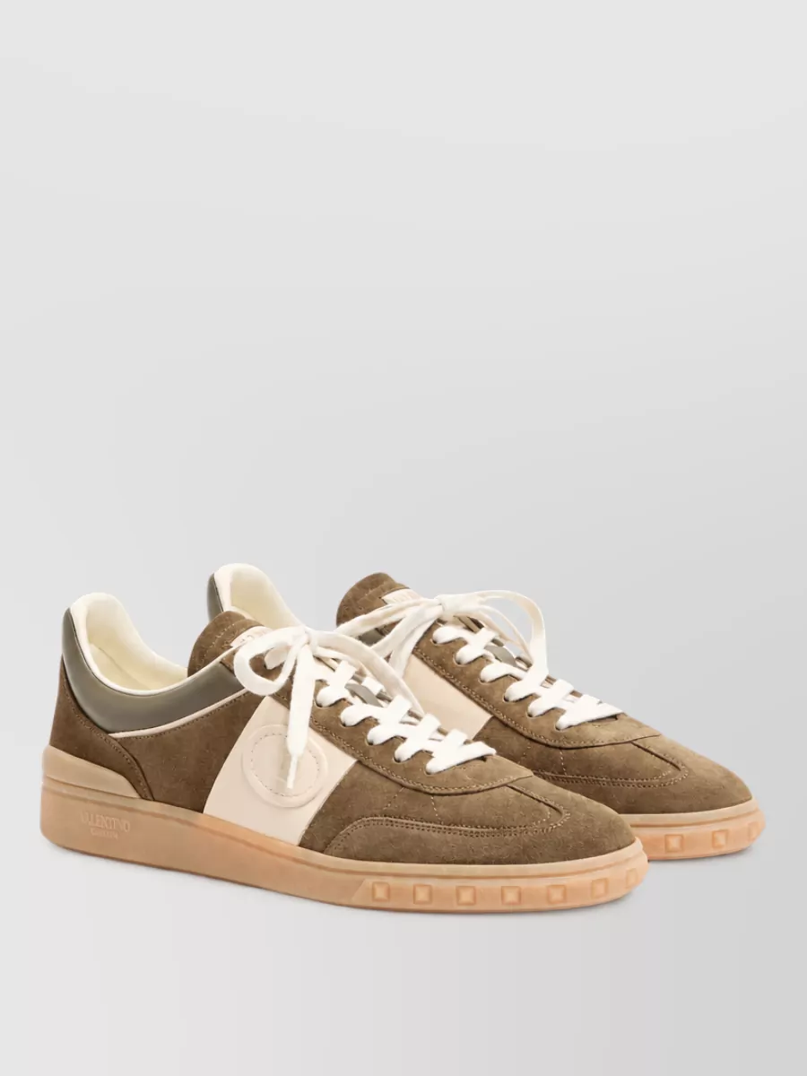 Valentino Leather low-top sneakers