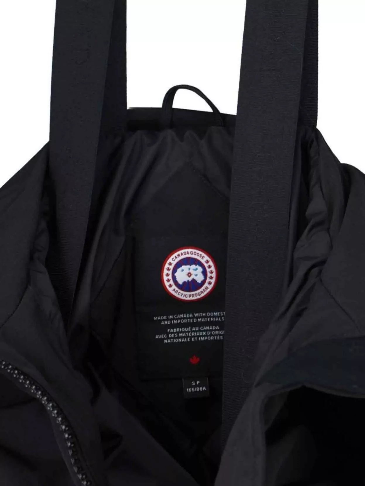 Canada Goose Hooded Quilted Jacket Long Sleeves