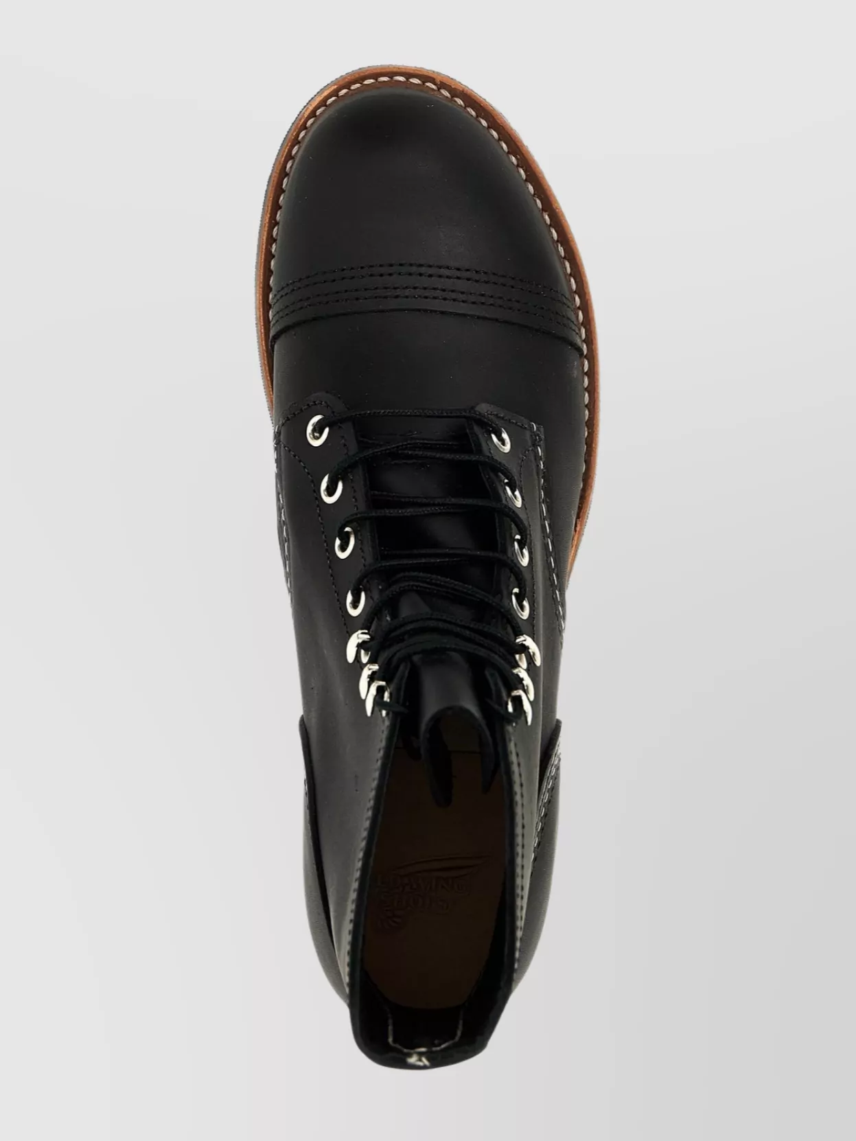Red Wing Shoes Ankle Boots With Contrast Stitching And Rubber Sole