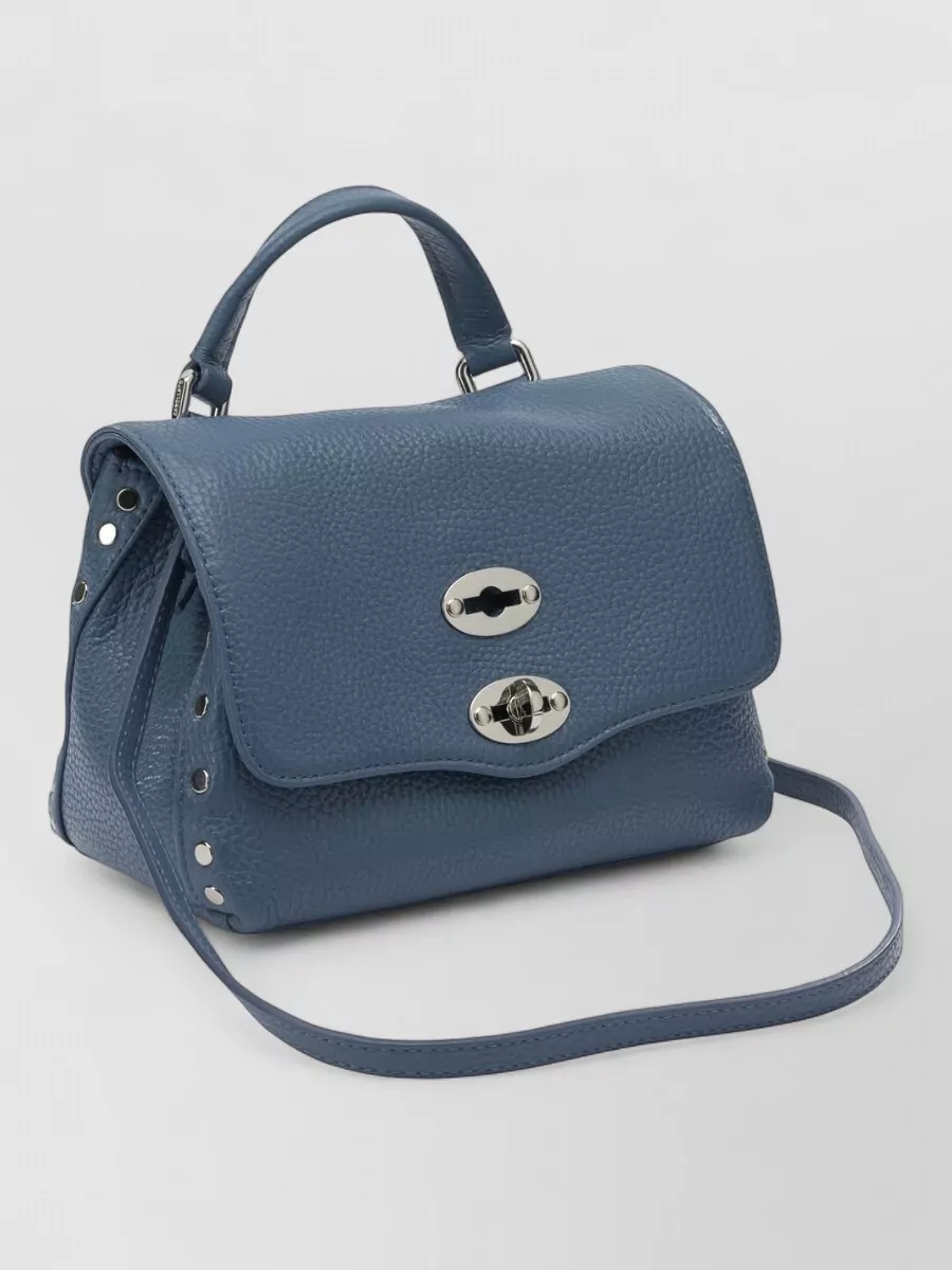 Zanellato Shoulder Bag Adjustable Strap Metal Hardware