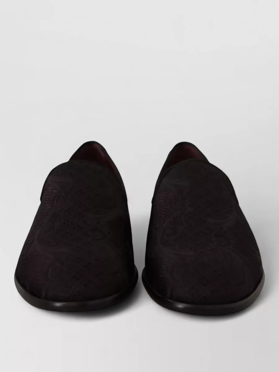 Dolce&Gabbana silk floral brocade slippers