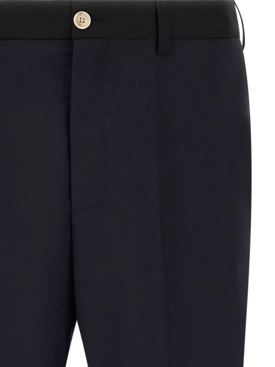Marni Wool Straight-Leg Tailored Trousers