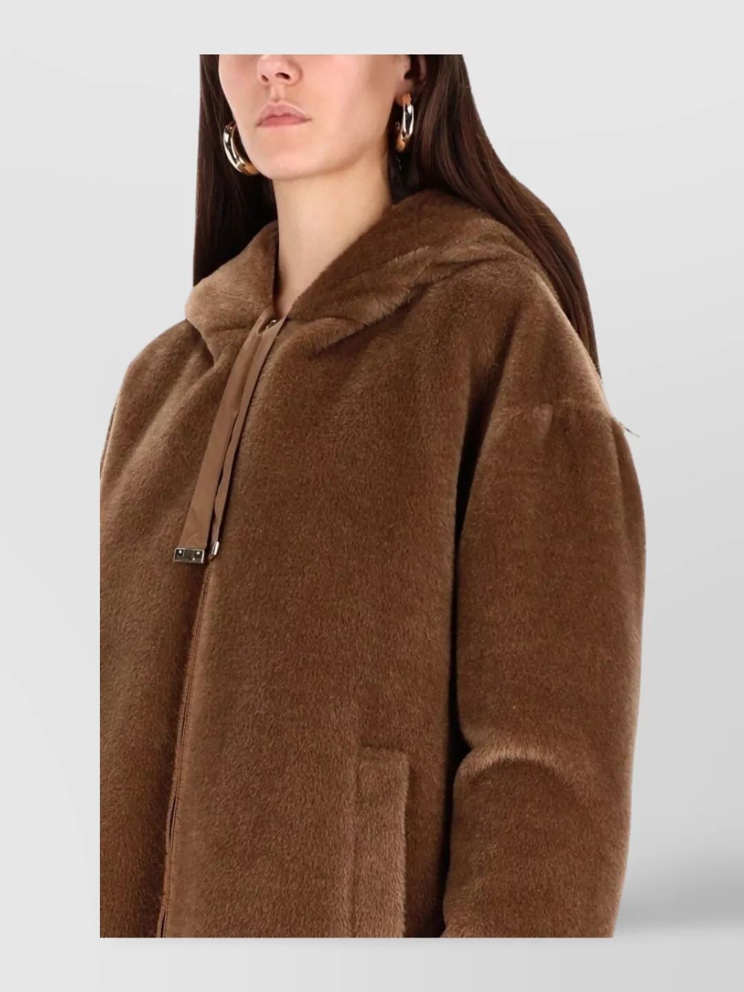 S Max Mara Reversible Jacket With Hood And Pockets