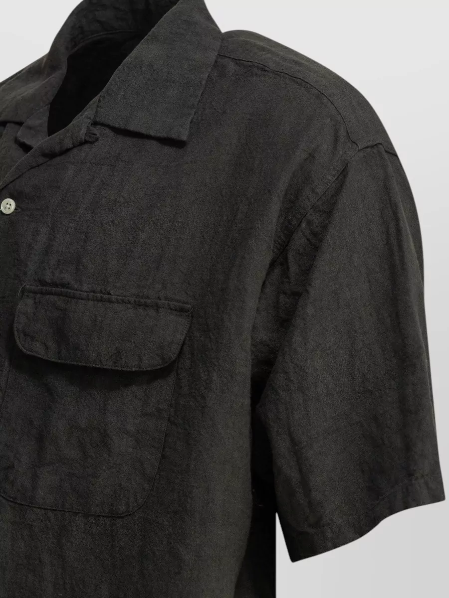 Beams Plus Linen Short-Sleeve Shirt