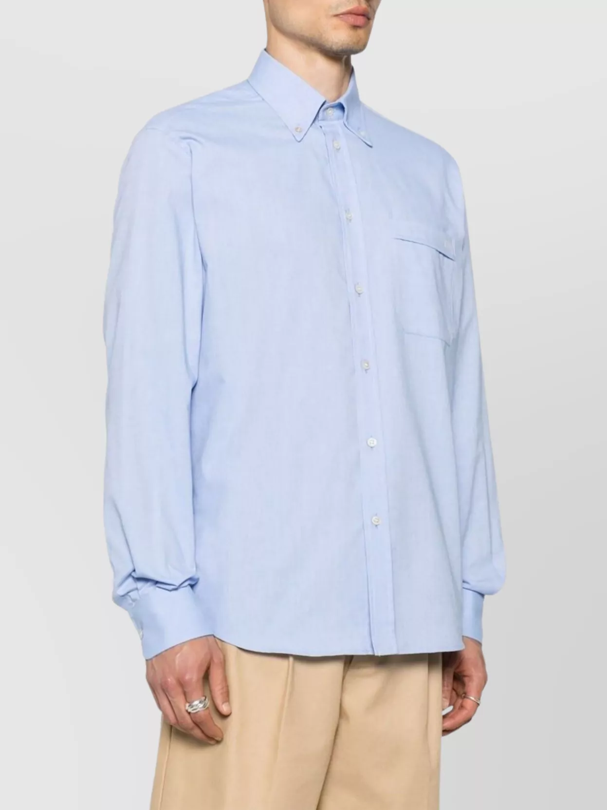 Valentino Logo Signature Cotton Shirt