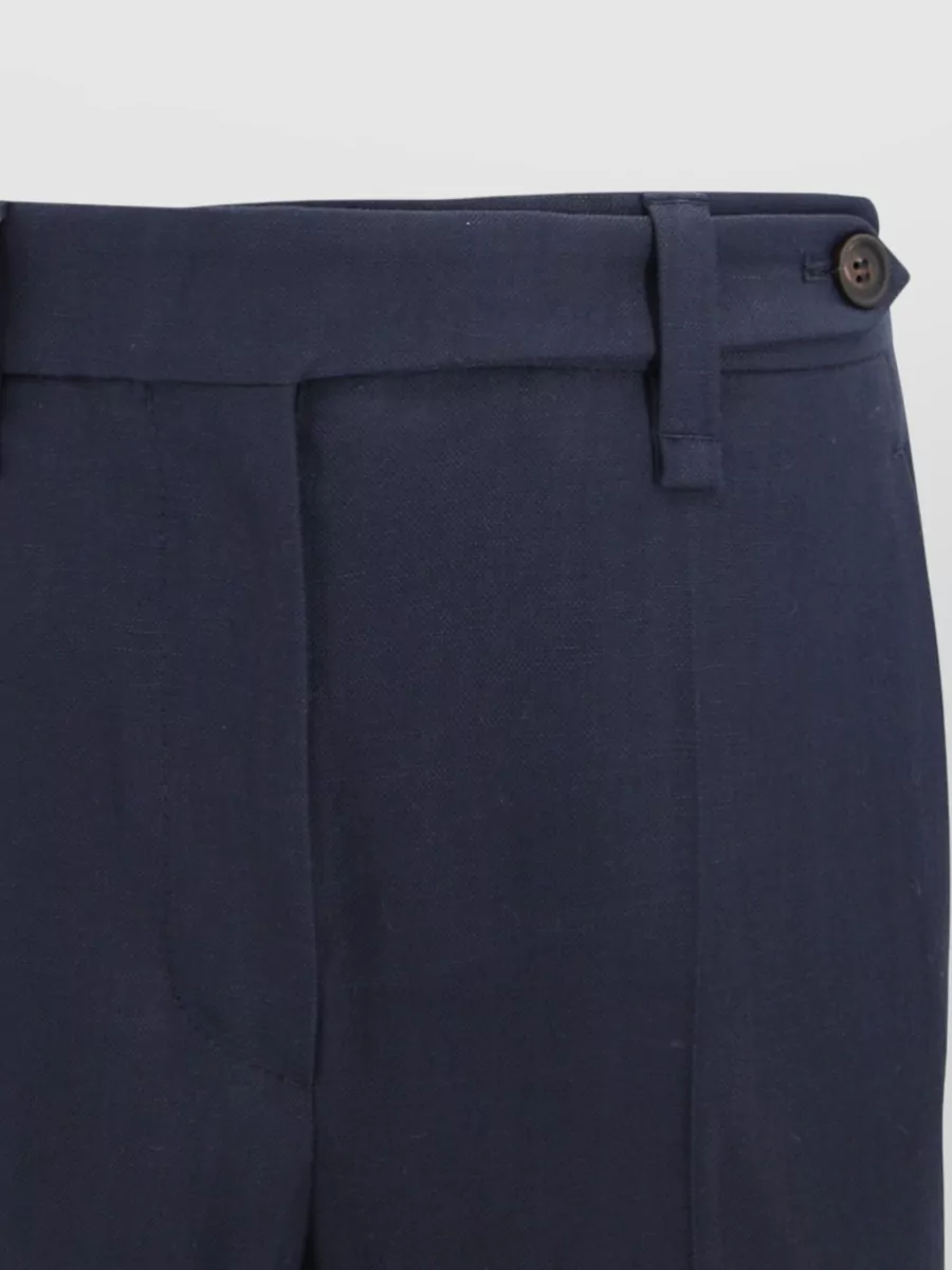 Brunello Cucinelli Cropped Slim-Fit Cigarette Trousers