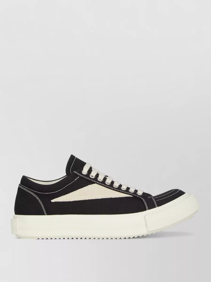 Rick Owens Drkshdw Denim Lace-Up Sneakers