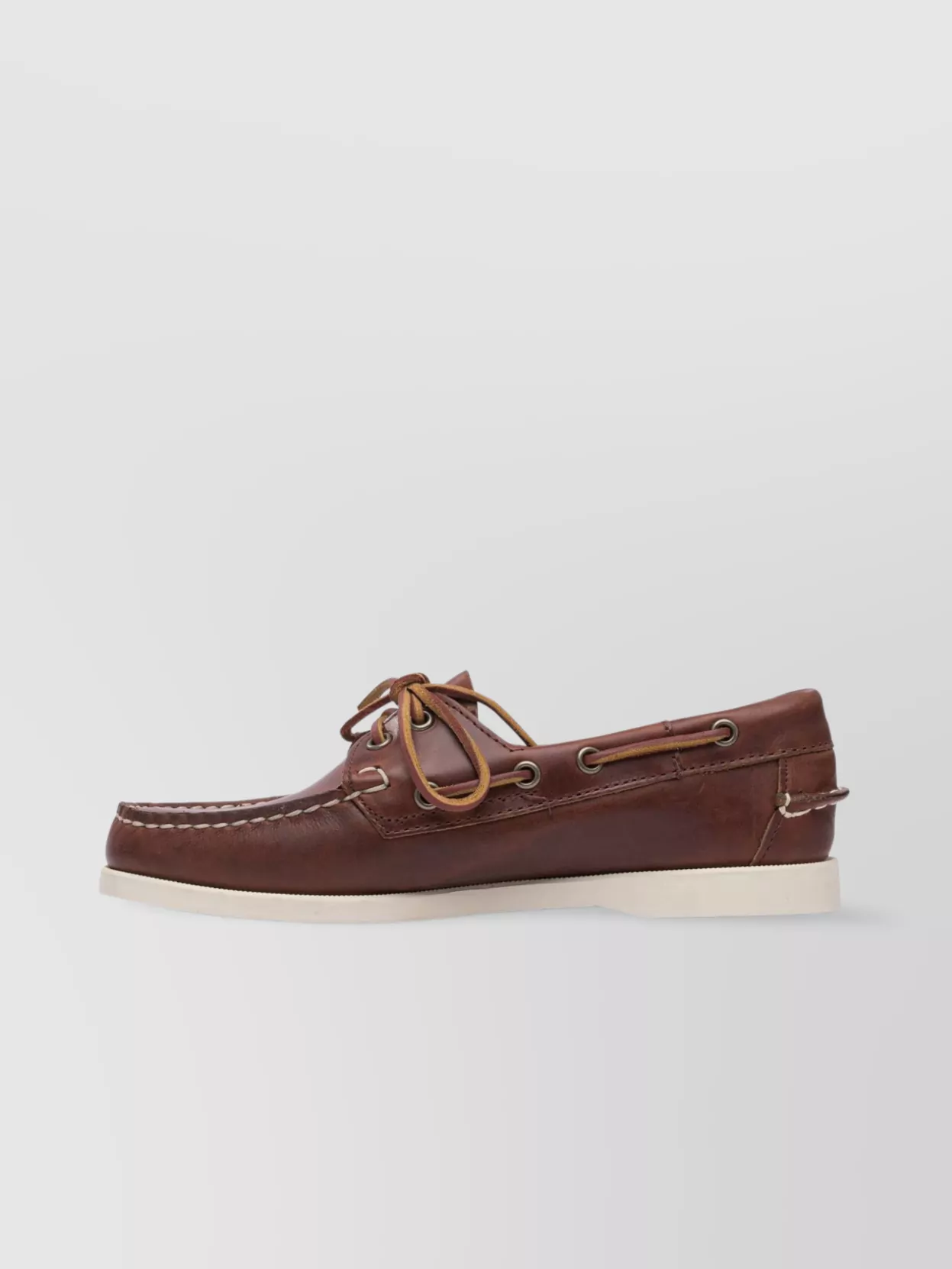 Sebago Slip-On Shoes With Stitching And Lace Detail