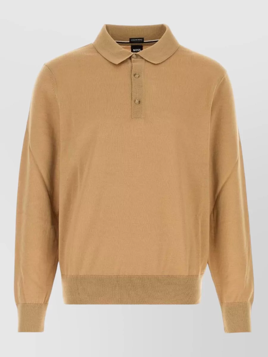 Boss wool polo shirt