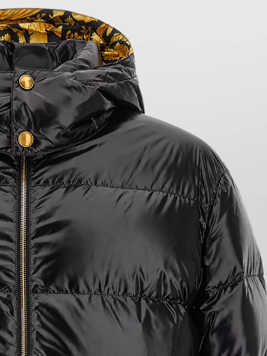 Versace Quilted Down Puffer Jacket
