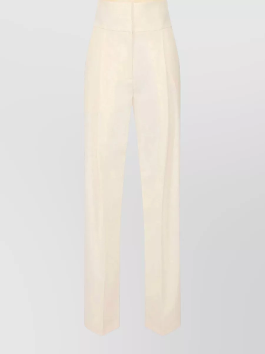 Elisabetta Franchi High-Waist Wide-Leg Tailored Trousers