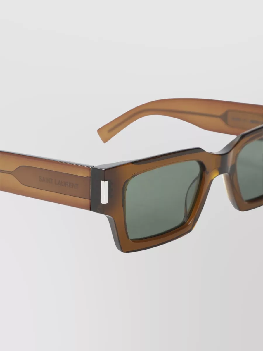 Saint Laurent Acetate Square-Frame Sunglasses