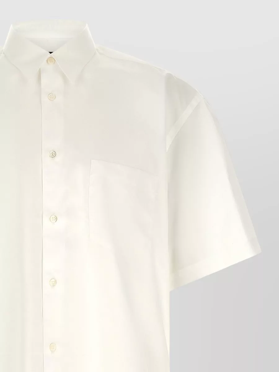 Comme Des Garçons Cotton Short-Sleeve Shirt
