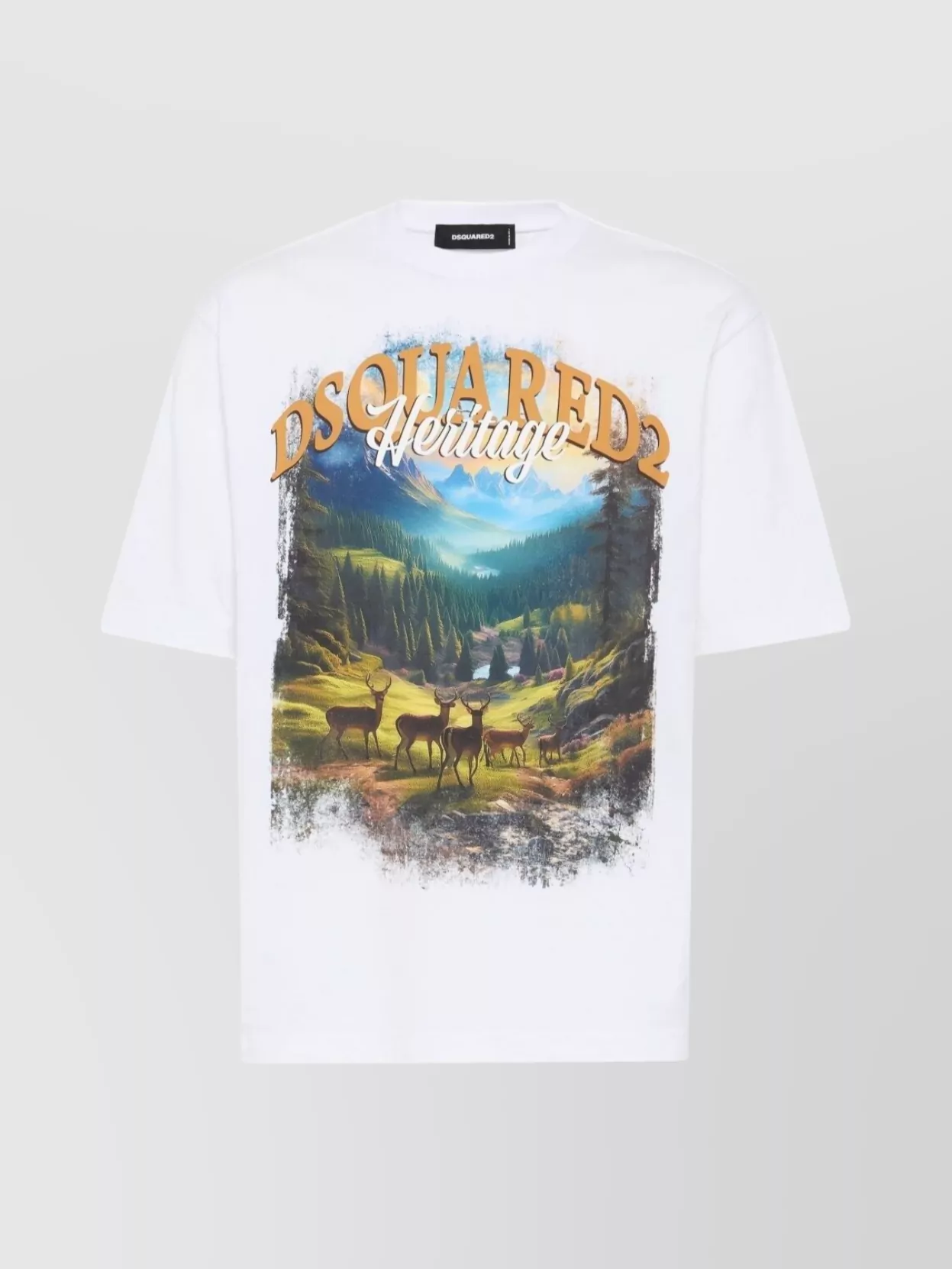 Dsquared2 - crew neck cotton t-shirt with graphic print