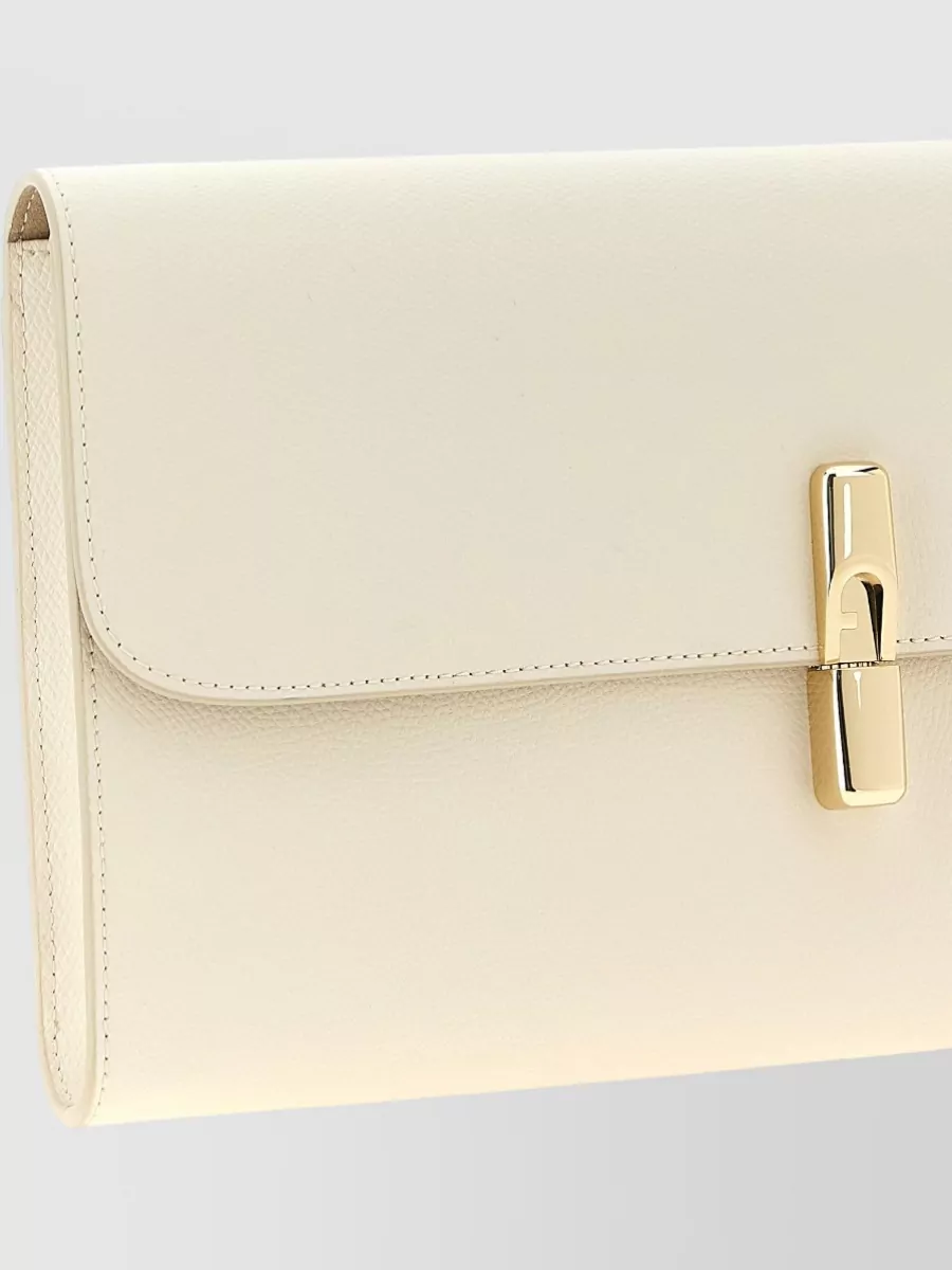 Furla Iride Leather Clutch Bag